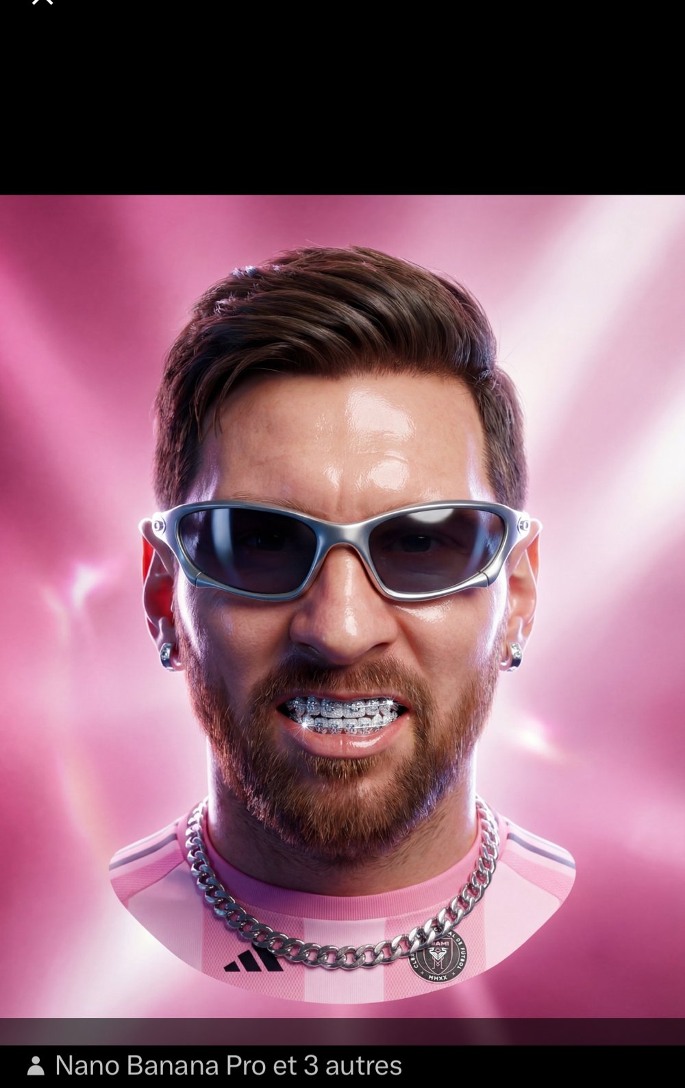 Nano Banana Pro — portrait Messi