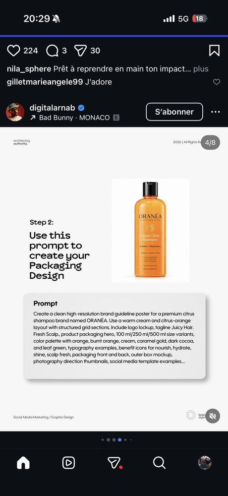 Step 2 — design du packaging
