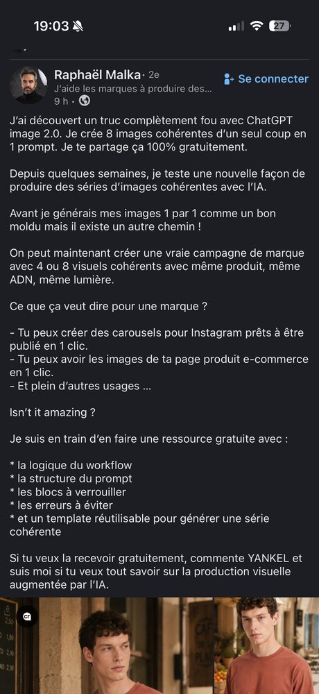 ChatGPT image 2.0 — séries de visuels cohérents en un seul prompt