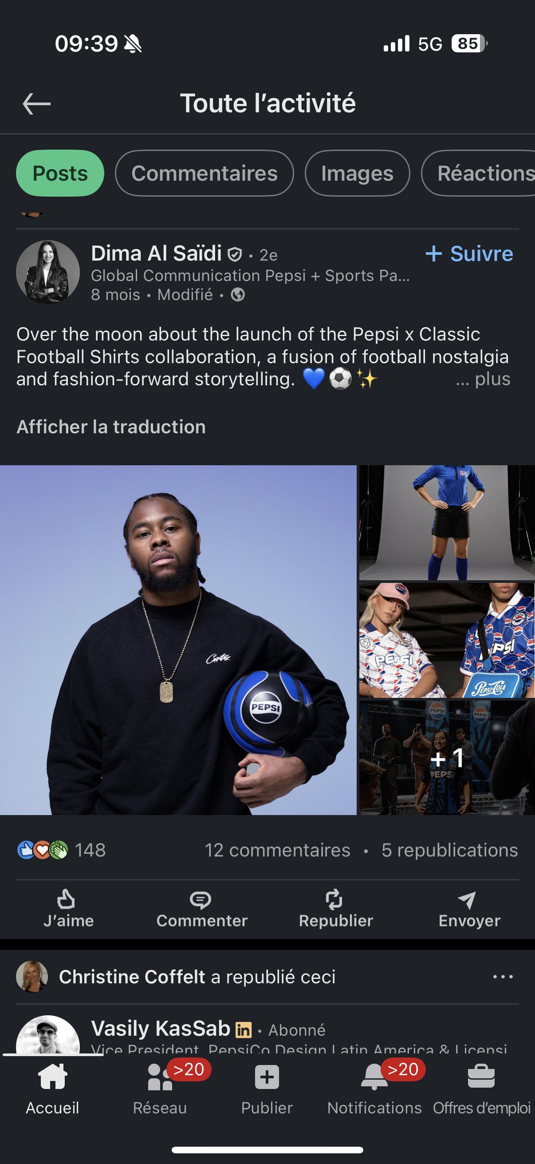 Pepsi x Classic Football Shirts — collab nostalgie foot