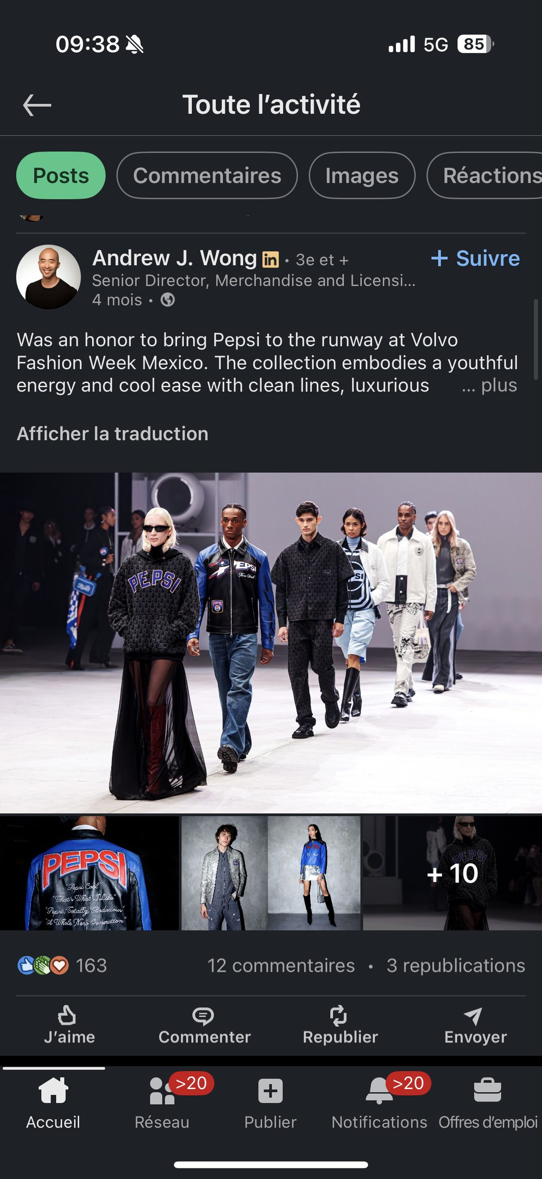 Pepsi x Volvo Fashion Week Mexico – défilé streetwear