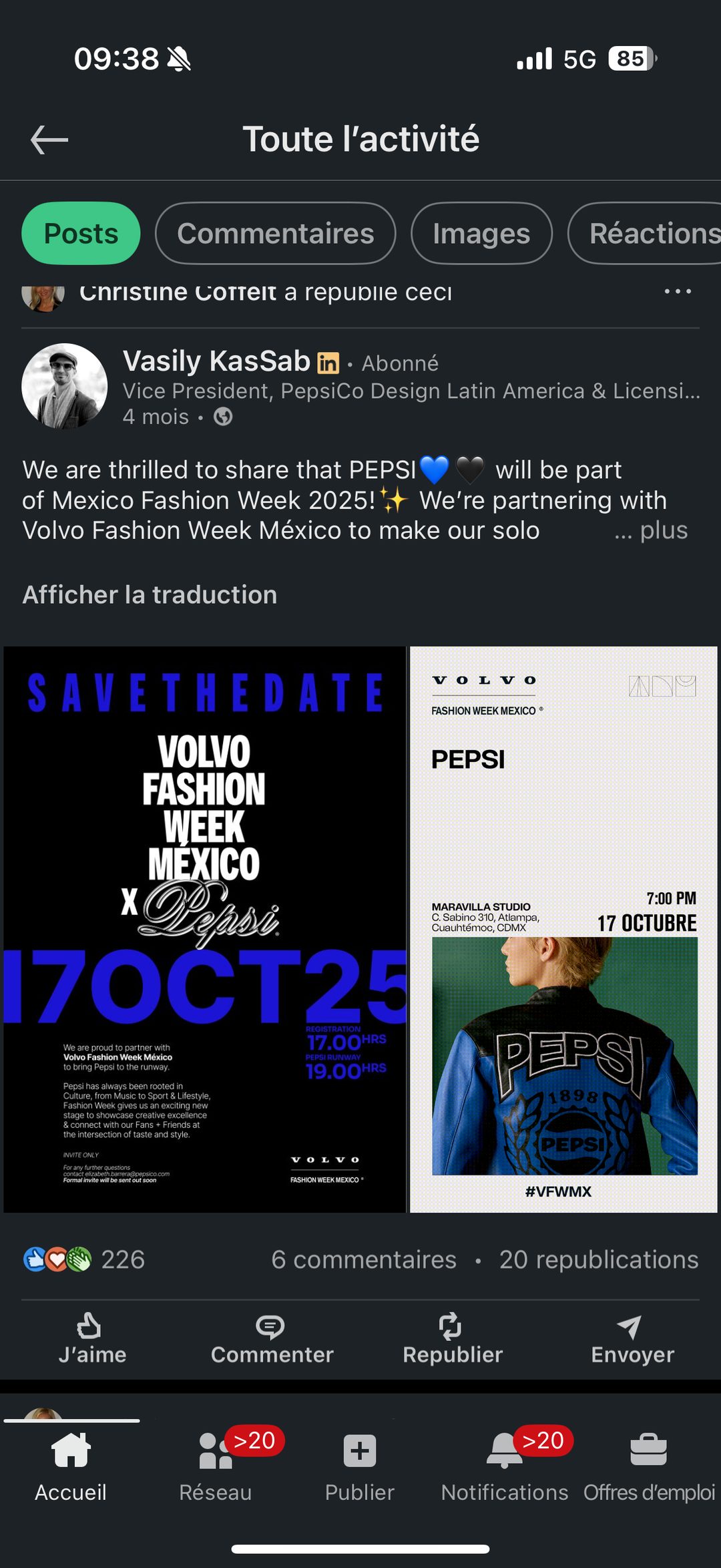 Save the date – Pepsi x Volvo Fashion Week Mexico