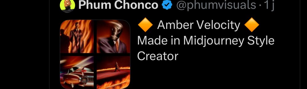 Phum Chonco Amber Velocity voiture silhouette feu