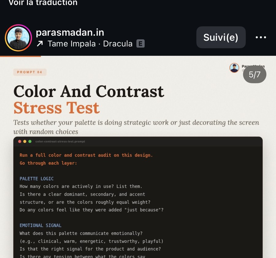parasmadan.in — Prompt 04 « Color And Contrast Stress Test » (5/7)