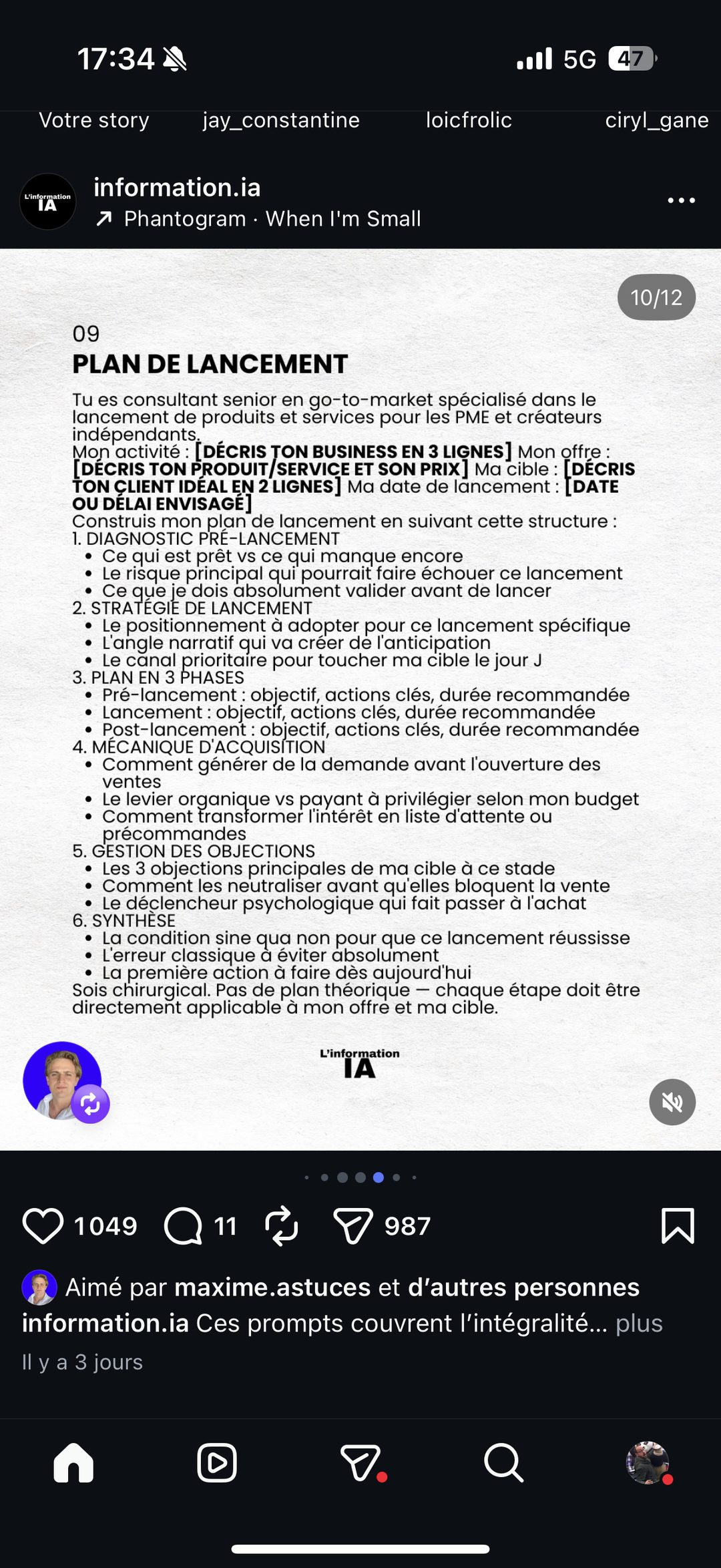 Prompt IA - Plan de lancement produit