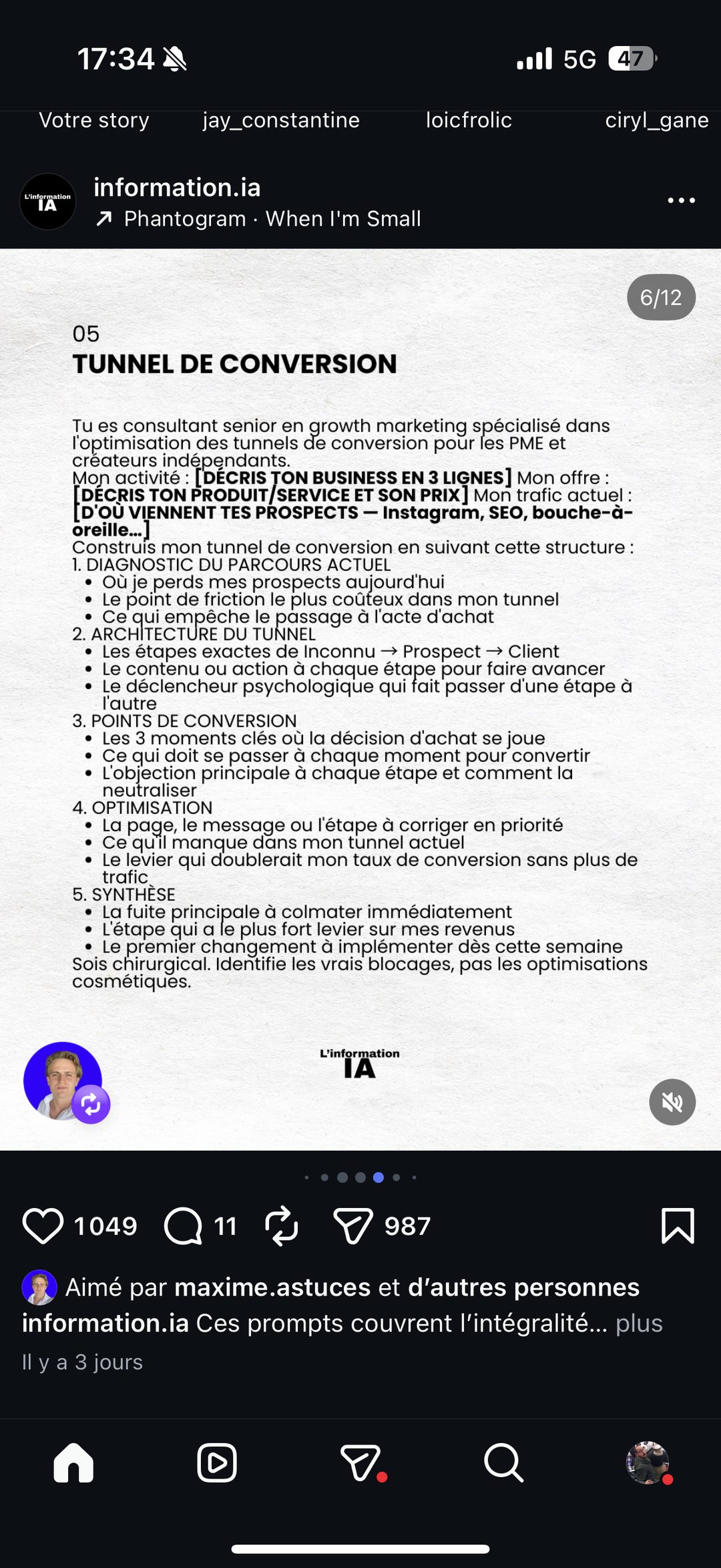 Prompt marketing - Tunnel de conversion