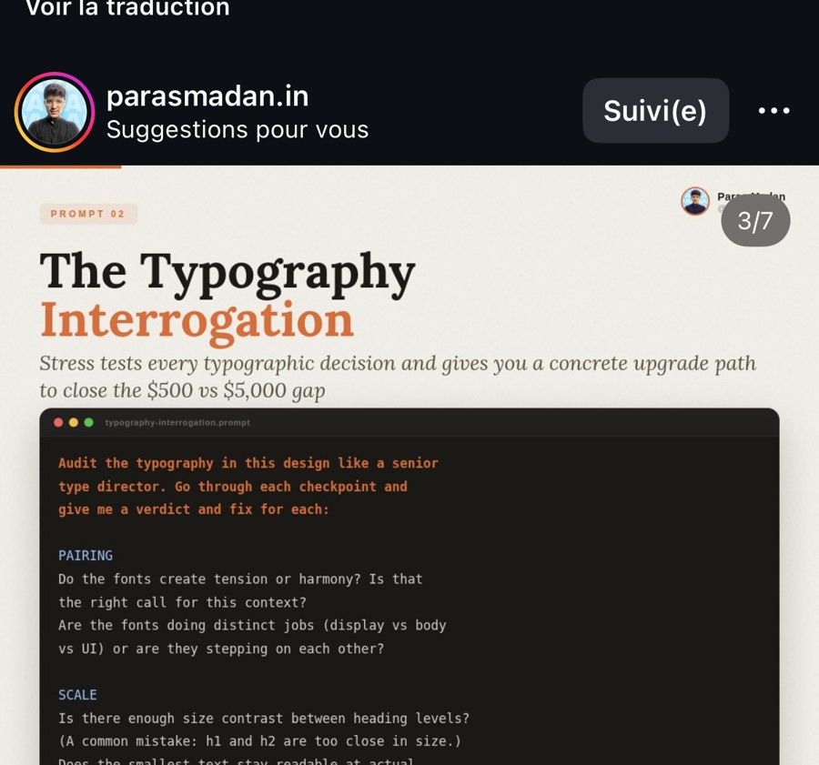 parasmadan.in — Prompt 02 « The Typography Interrogation » (3/7)