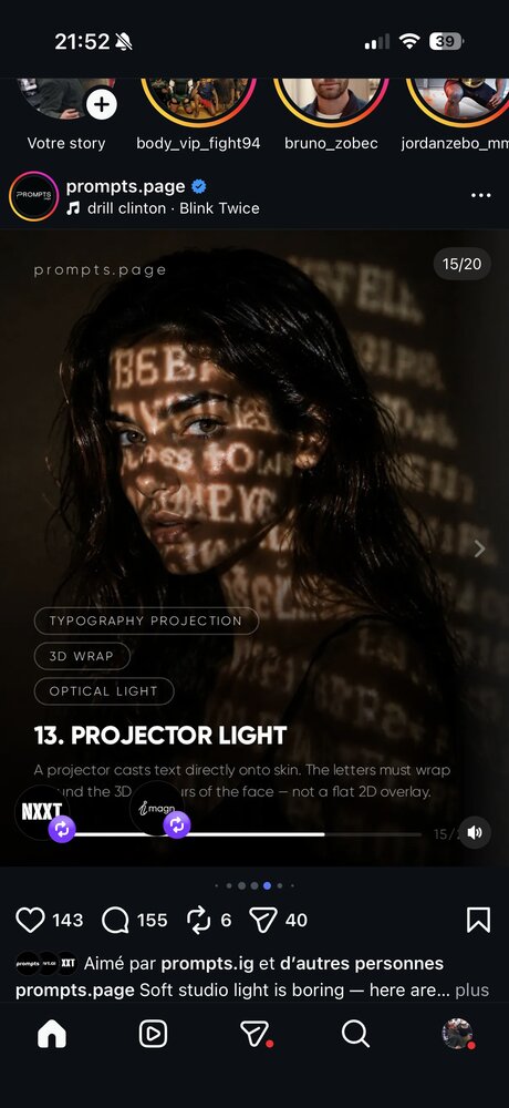 prompts.page — technique n°13 « Projector Light »