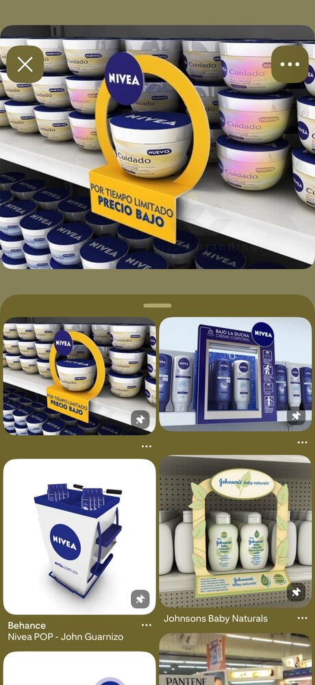 Présentoir circulaire Nivea 