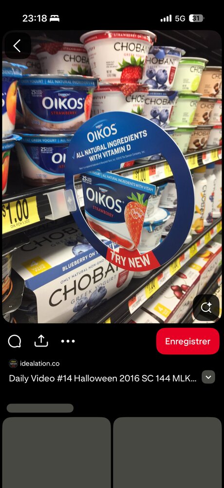 Cercle promo Oikos sur linéaire yaourts