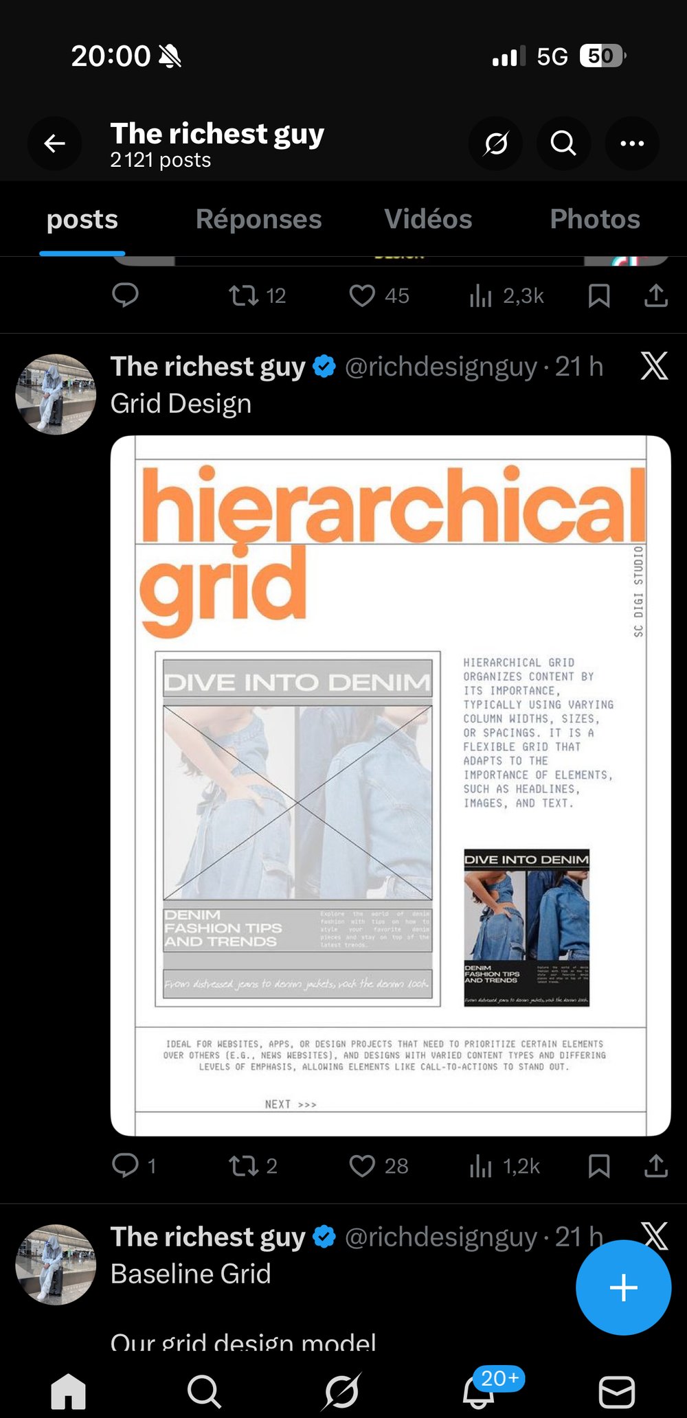 Grid design brand guideline Santai Coffee template