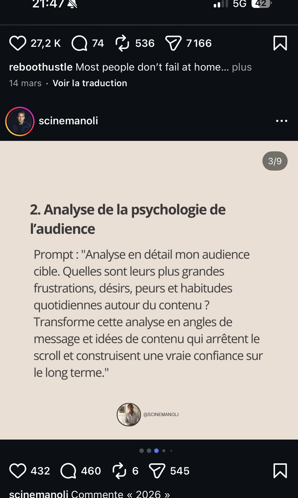 Prompt 2 — Analyse de la psychologie de l'audience