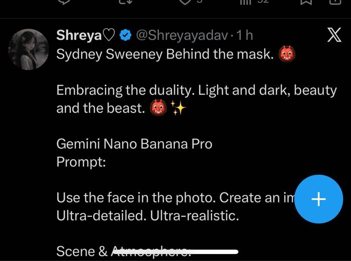 Shreya prompt Behind the mask visage photo reference