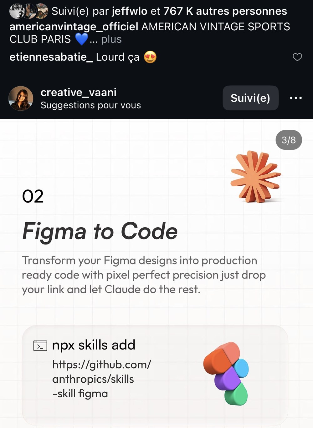 @creative_vaani — slide 06 Skill Creator (7/8)