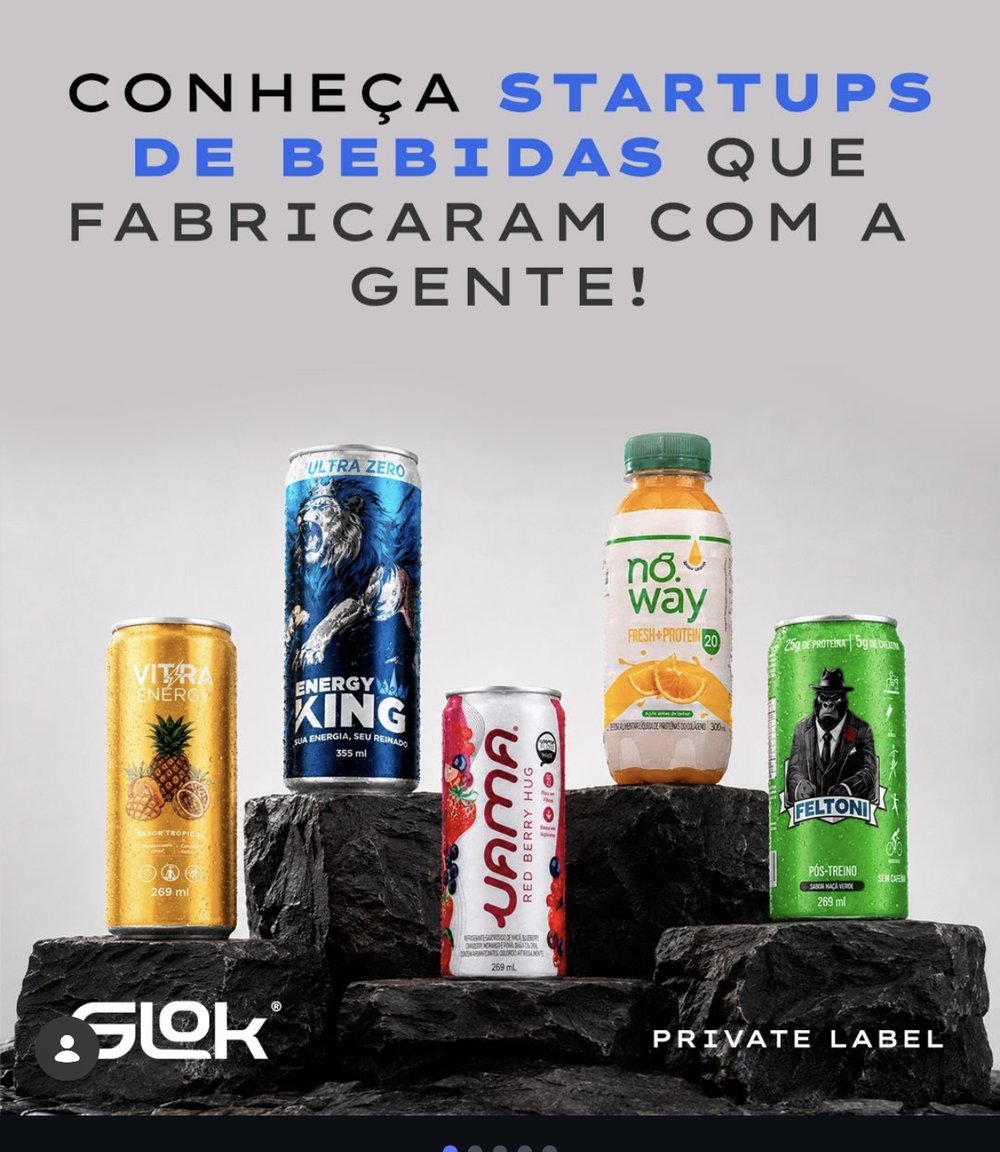 SLOK private label — 5 marques boissons énergisantes/protéinées