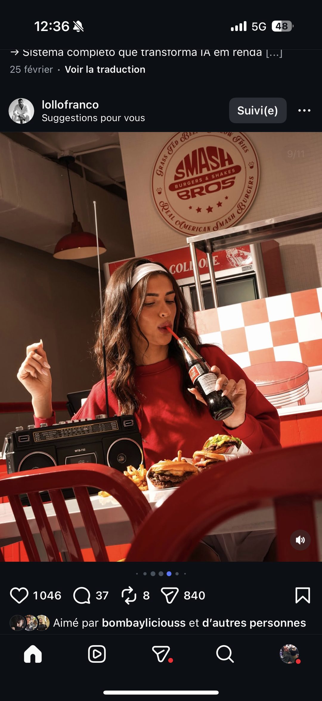 Smash Bros x Coca-Cola — ambiance diner américain vintage
