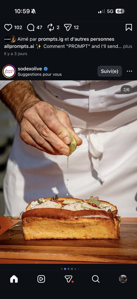 Choux pâtissiers ouverts sur crème