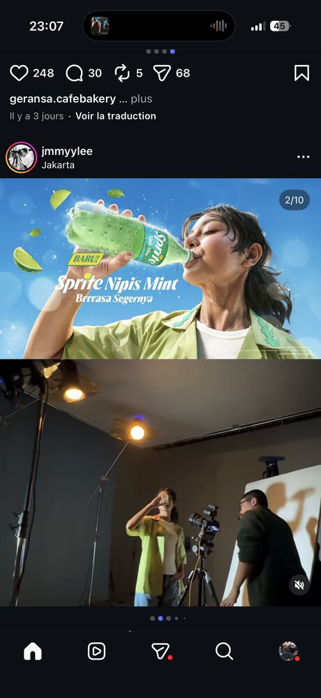 Sprite Nipis Mint, variante visuel de campagne
