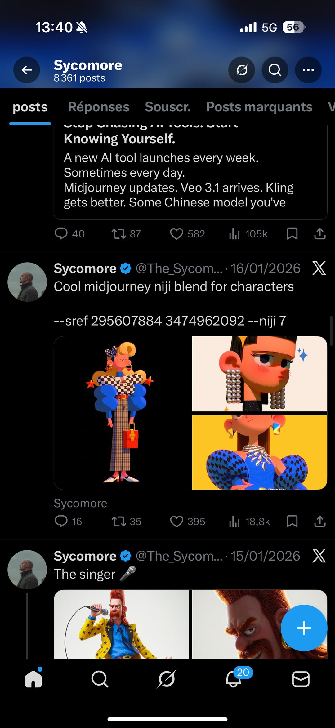 Sycomore - blend niji pour personnages stylisés