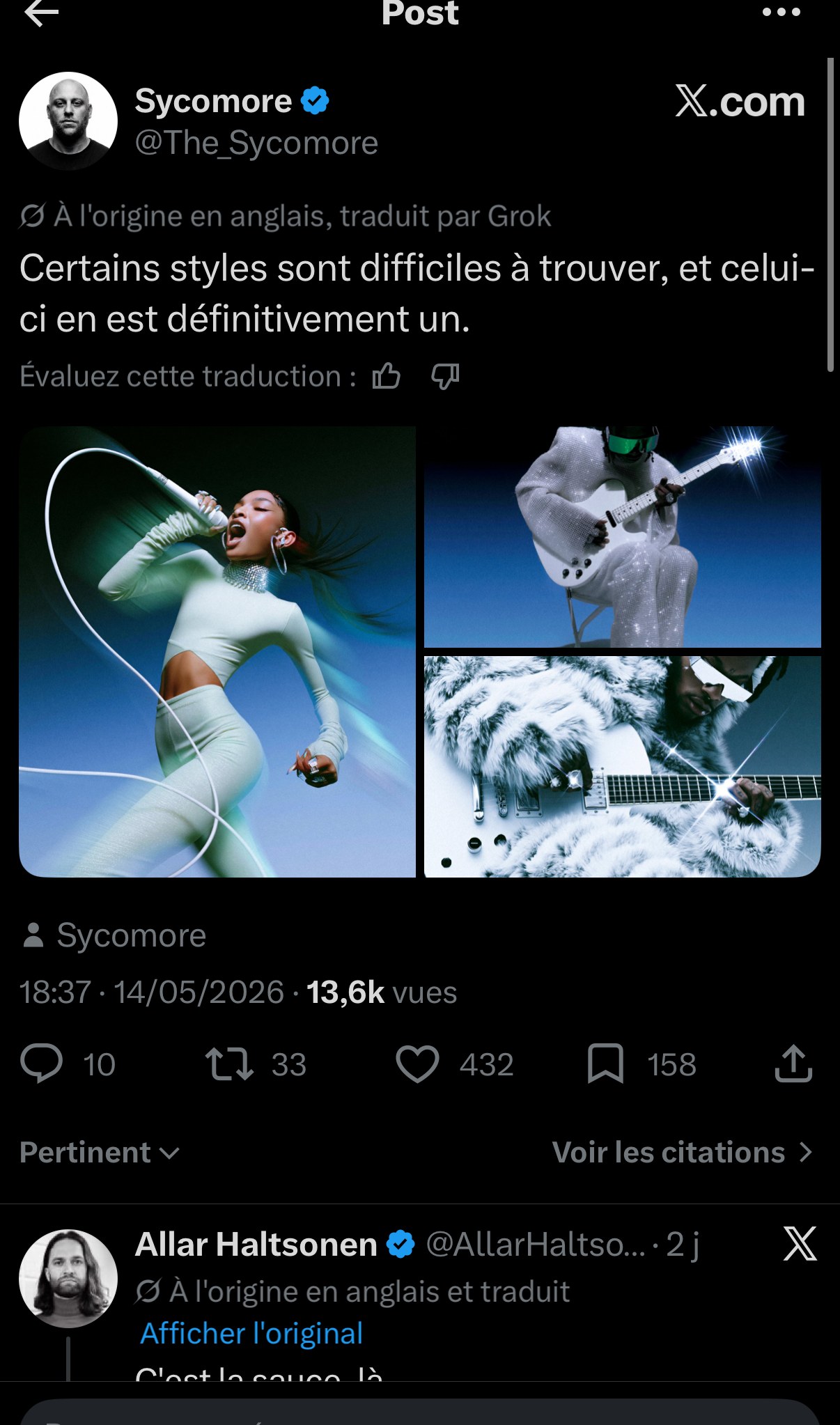 Troisième exemple de style reproduit via --sref
