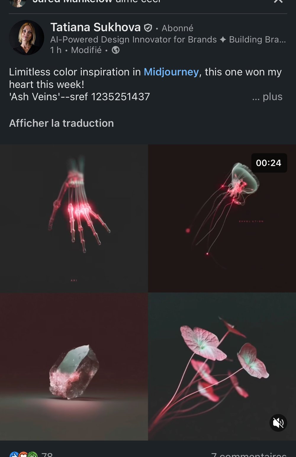 Planches de style Midjourney — Ash Veins, Bubblegum Impressionism, Dream Canvas, Petals of Light 1