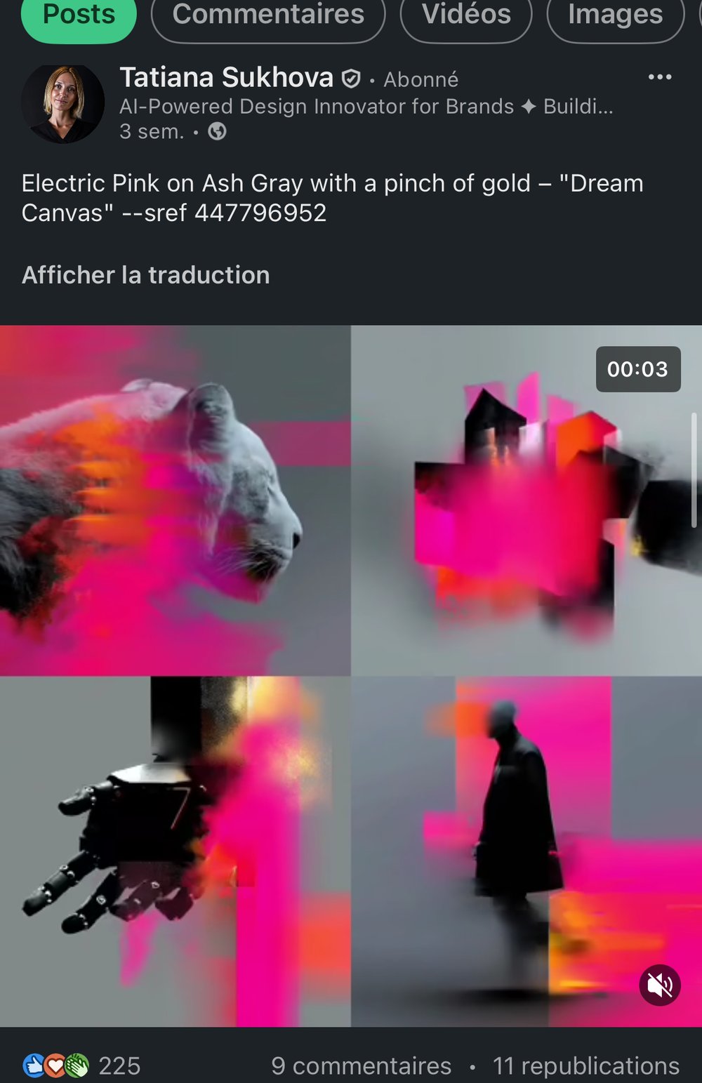 Planches de style Midjourney — Ash Veins, Bubblegum Impressionism, Dream Canvas, Petals of Light 3