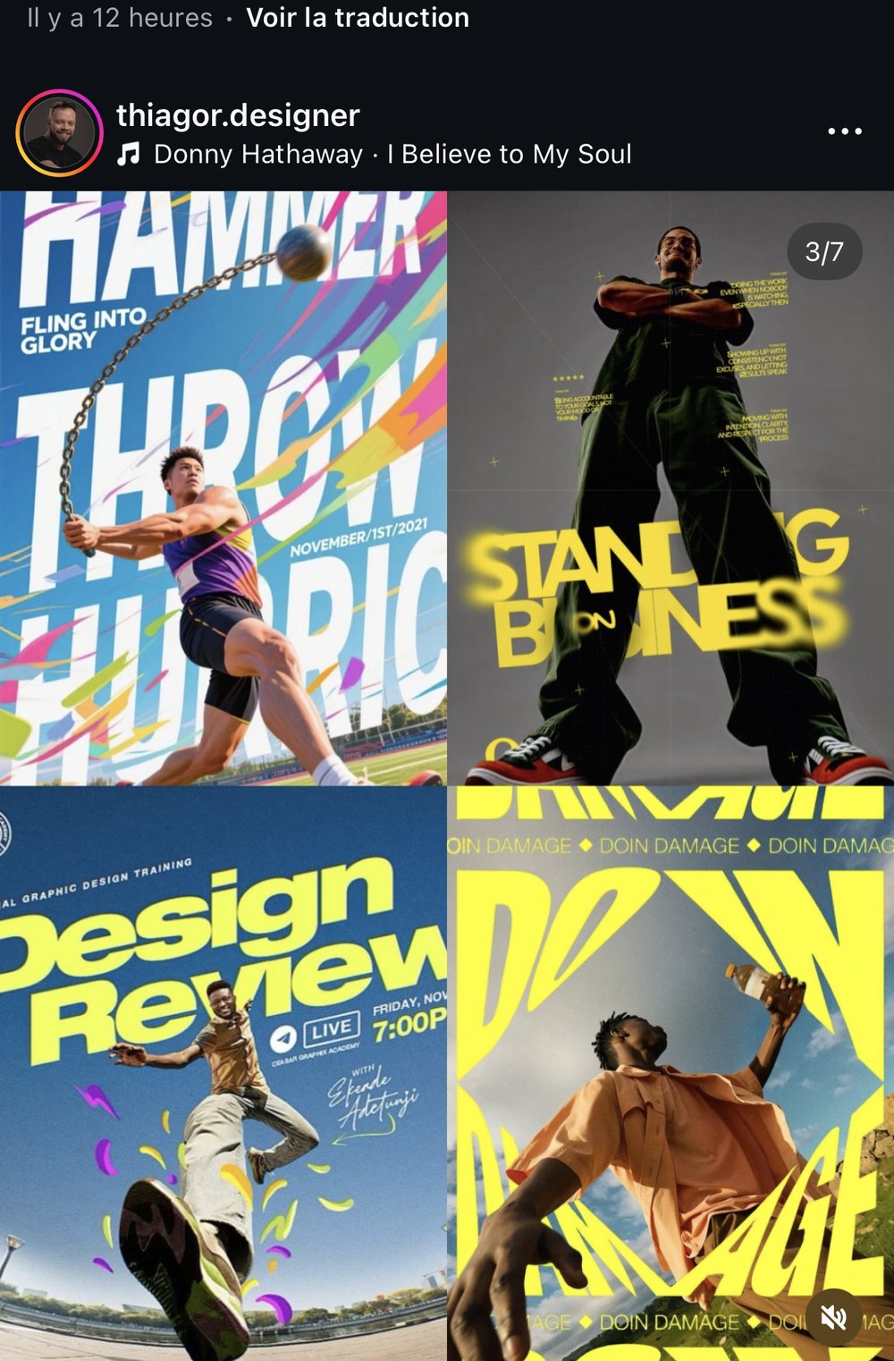 « Hammer Throw », « Standing on Business », « Design Review », « Doin Damage »