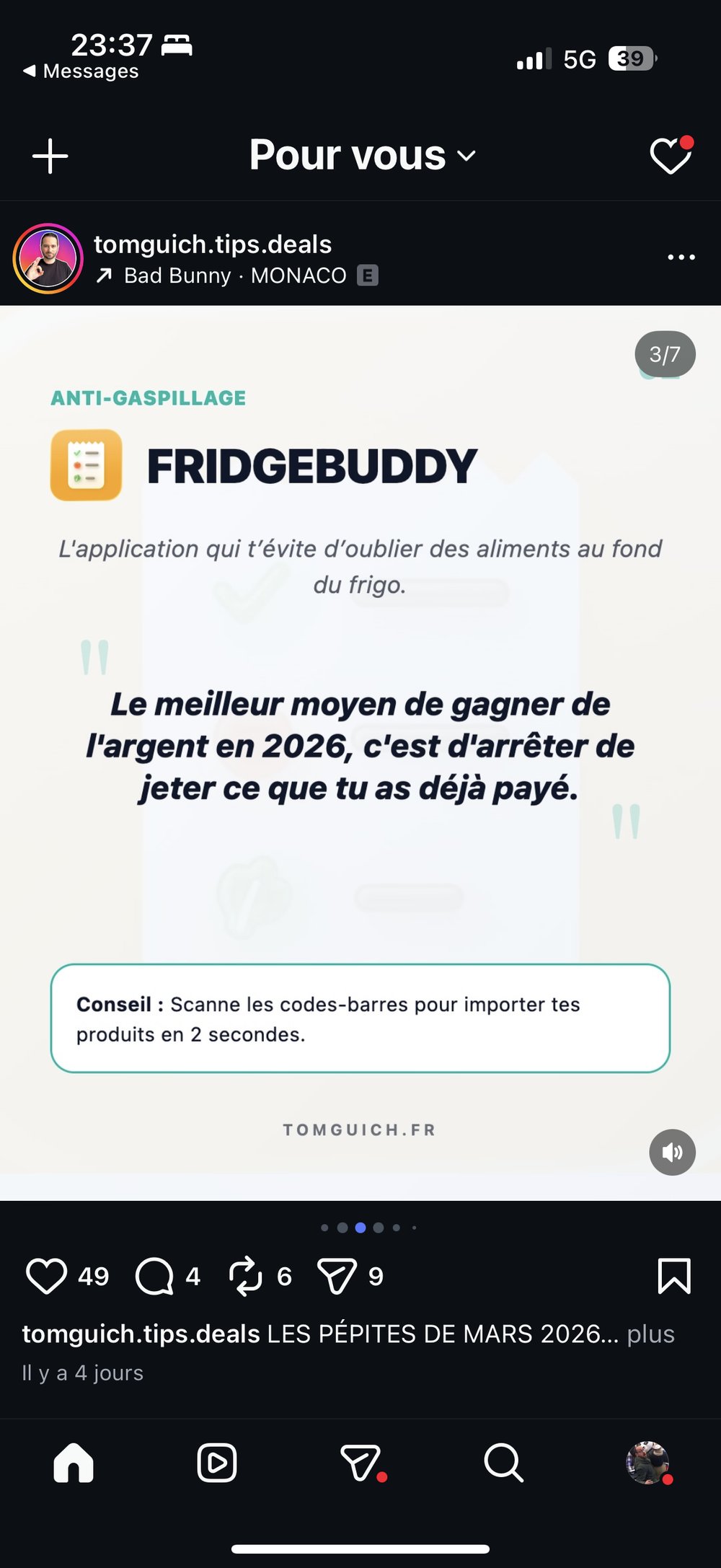 FridgeBuddy application anti gaspillage alimentaire