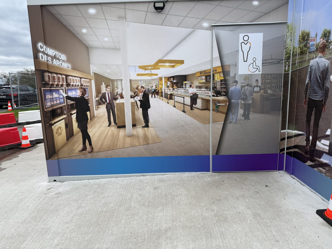 Rendu 3D concept boutique bonjour TotalEnergies vue 4