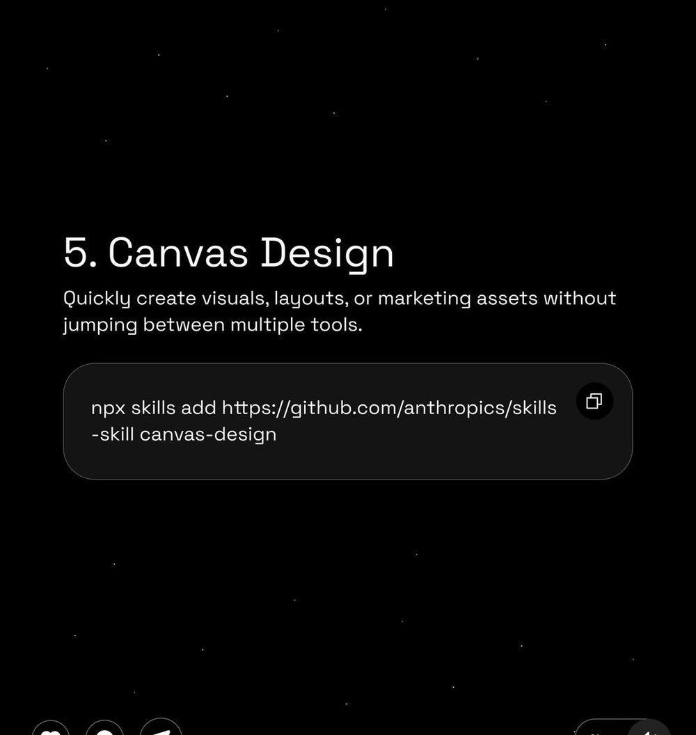 UI Gradient — catalogue « 6 Claude Skills » (commandes npx prêtes à copier)