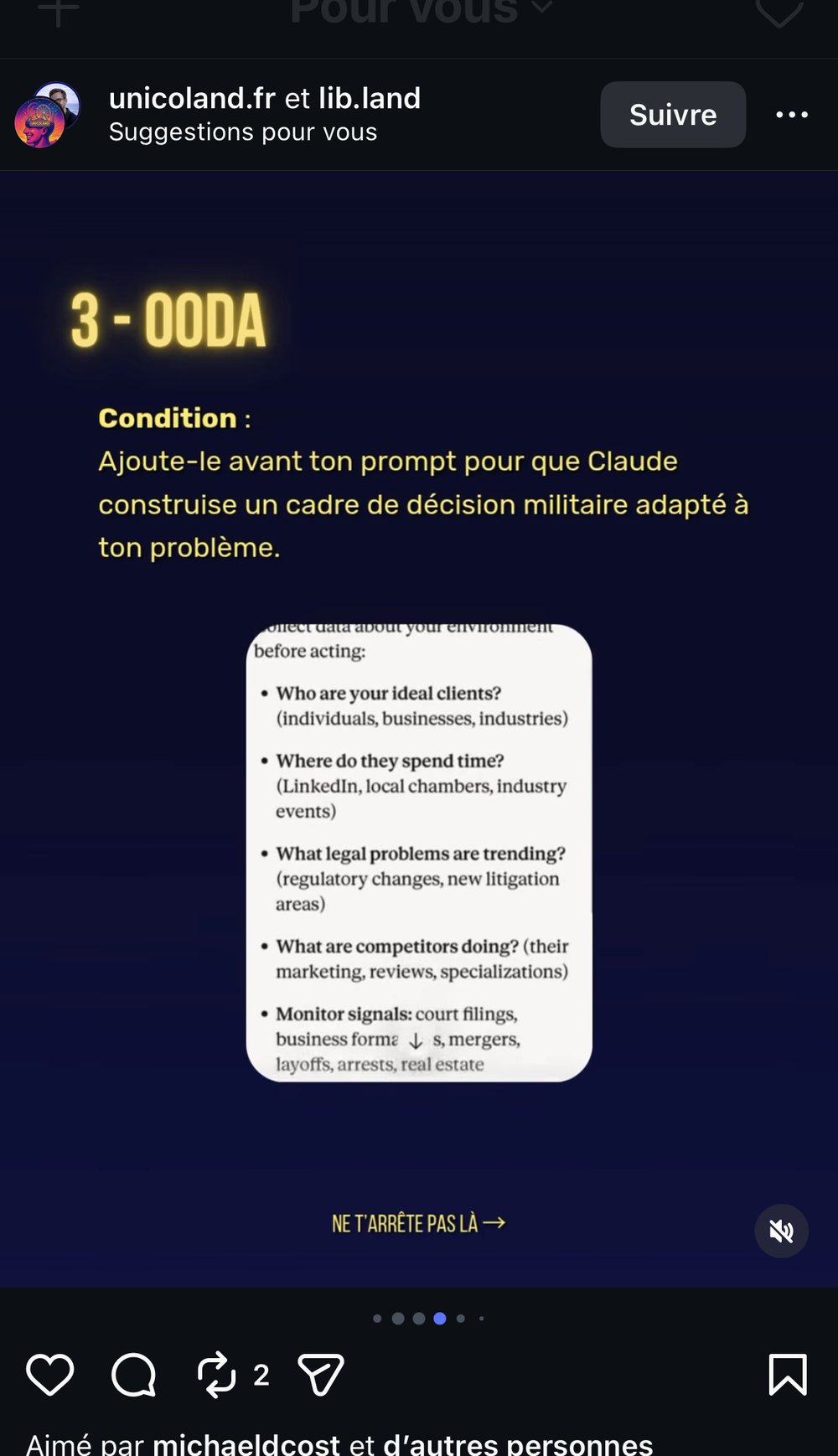 3 - OODA — cadre de décision façon boucle militaire