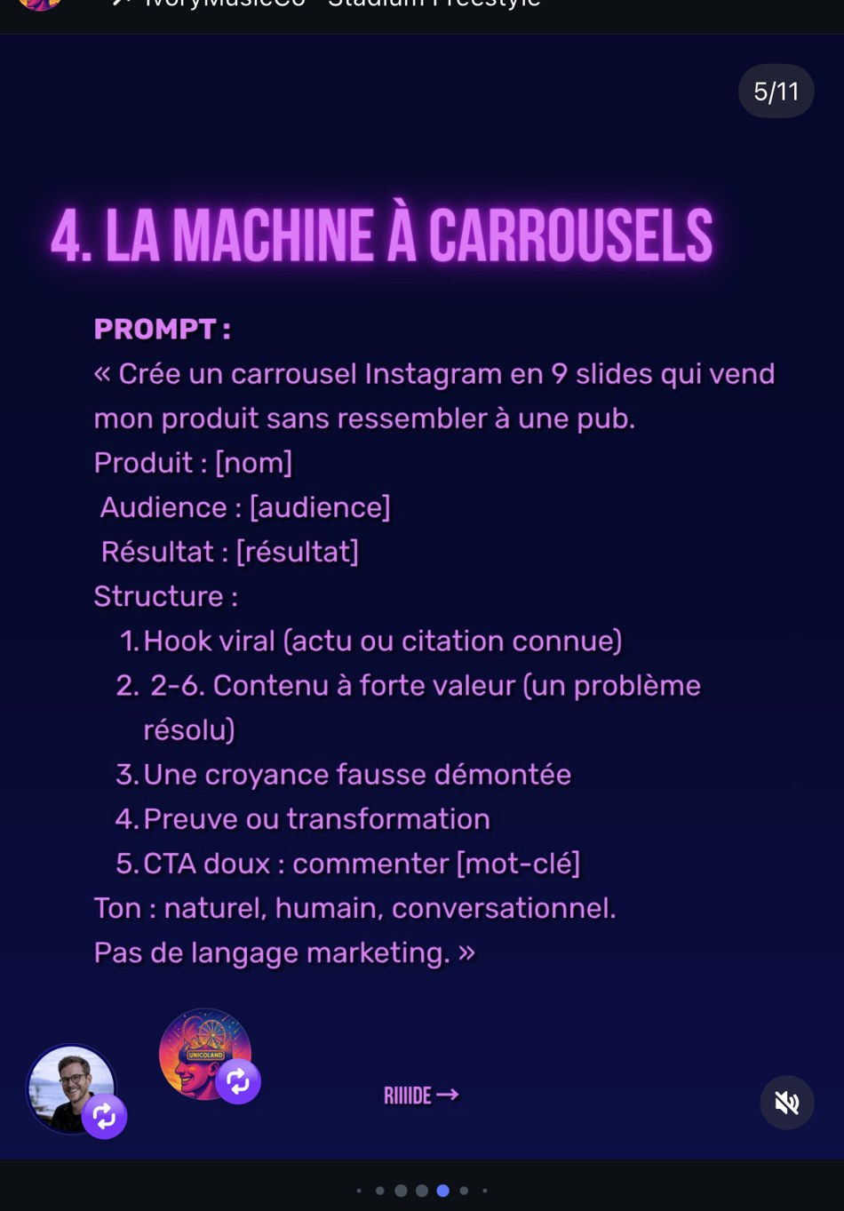Unicoland — « 4. La machine à carrousels »