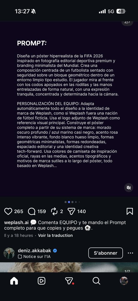 Gabarit de prompt affiche FIFA avec variable de marque