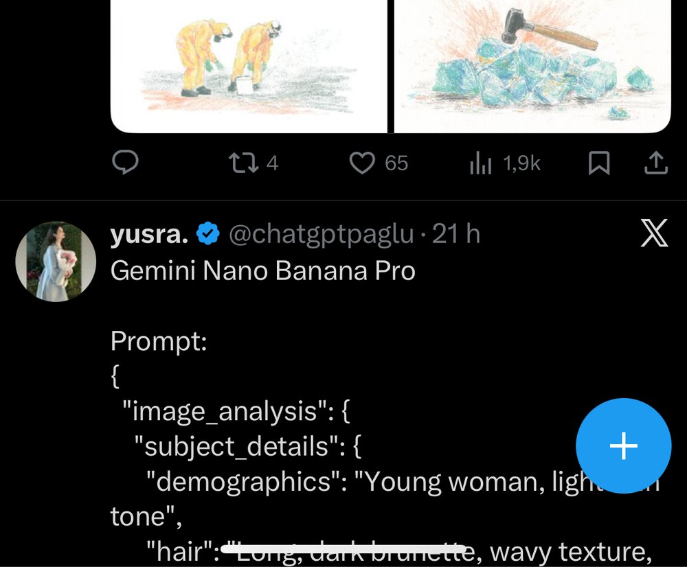 Prompt JSON Nano Banana Pro portrait femme partiellement coupe