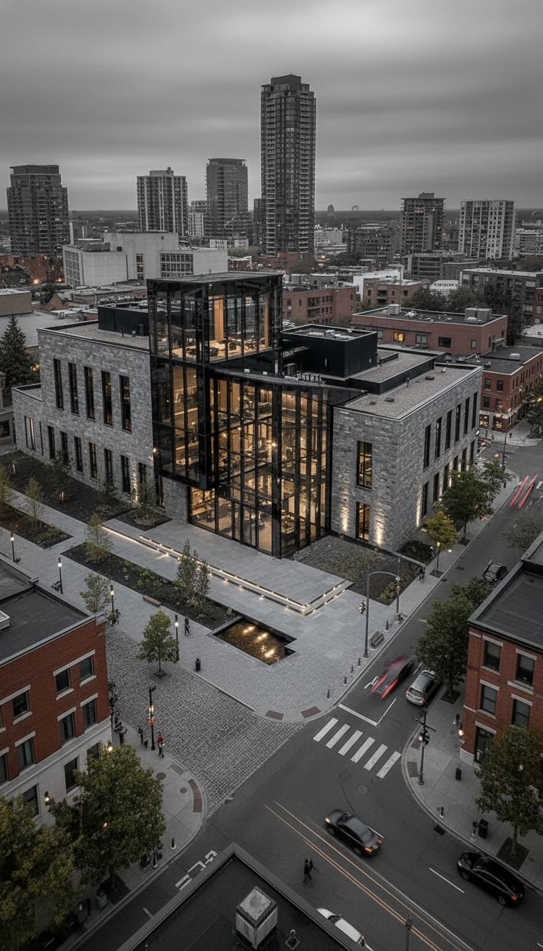 Glass Museum Glow — architectu