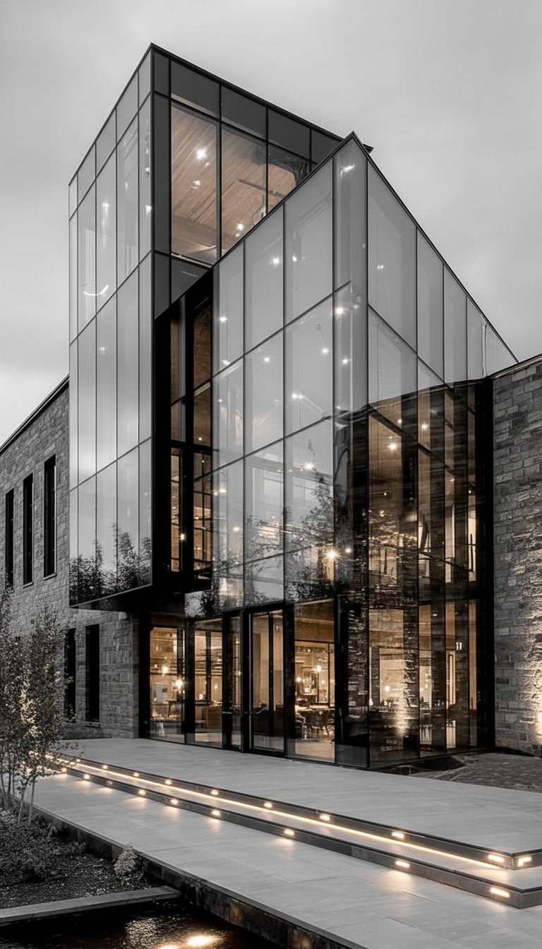 Glass Museum Glow — architectu