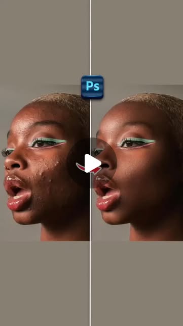 Retouche de peau sous Photosho