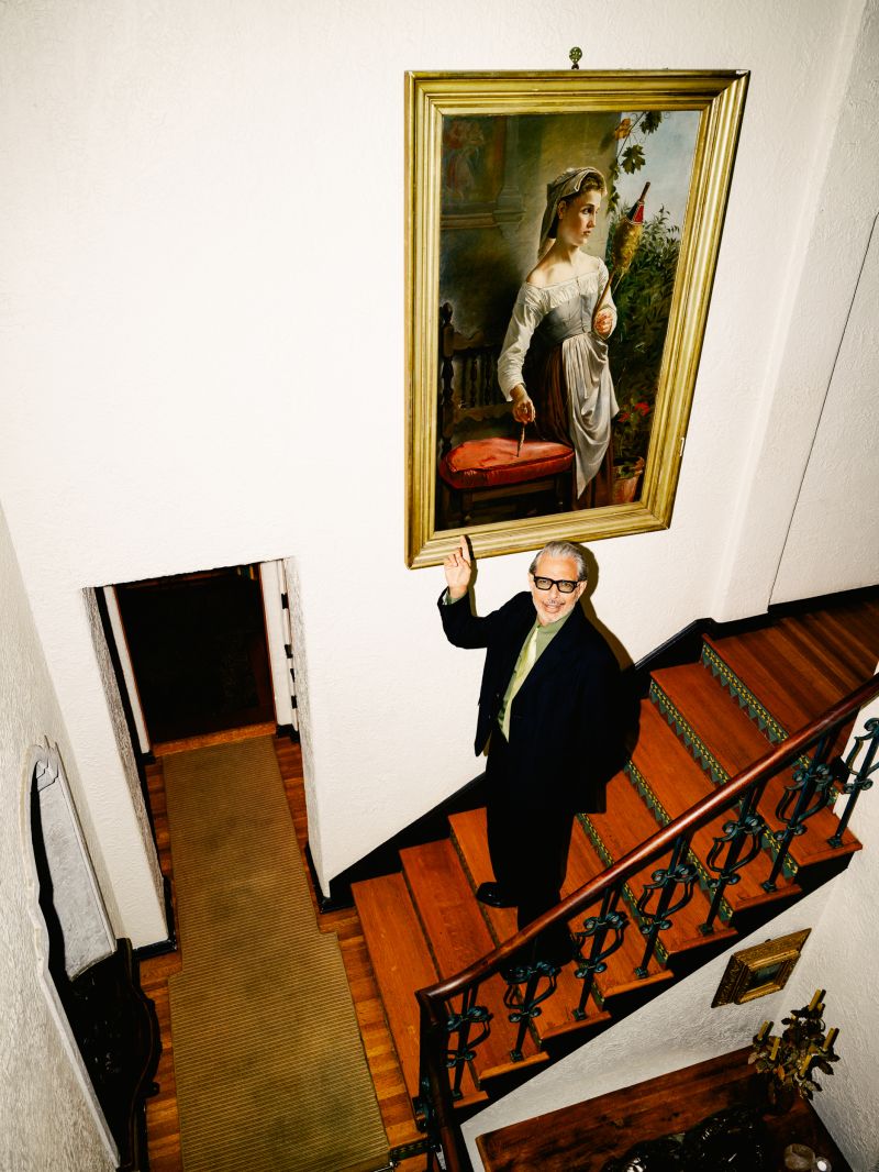 Jeff Goldblum photographié par Daniel Dorsa pour le Wall Str