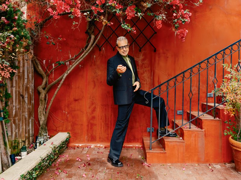 Jeff Goldblum photographié par Daniel Dorsa pour le Wall Str