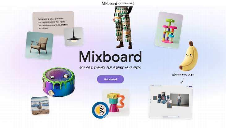 Mixboard (Google) — moodboard IA génératif