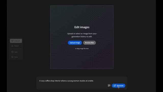 Adobe Firefly Prompt to Edit demo video