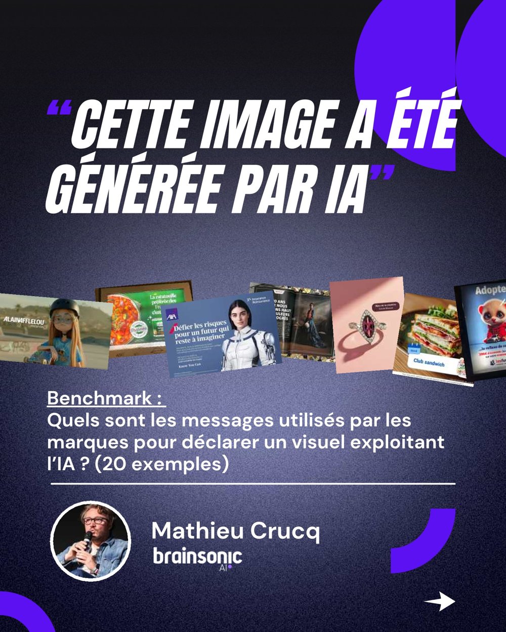 Mentions generees par IA campagnes patchwork benchmark