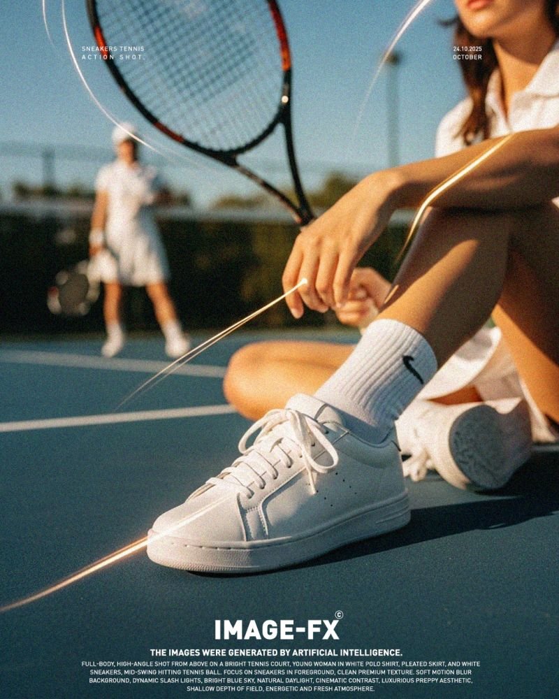 ImageFX fly eye tennis sportswear prompt