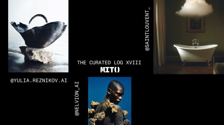 Curated Log XVIII collage createurs IA