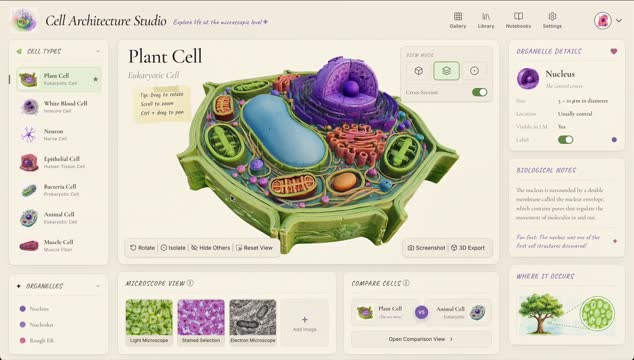 AI education 3D app