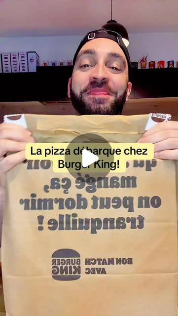 Burger King boîte pizza baby burgers