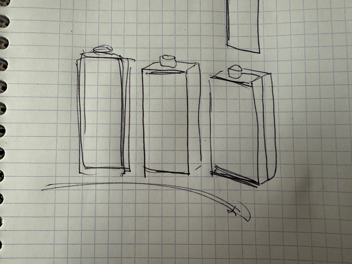 « Déclinaison accessoires brandés » — croquis de présentoirs