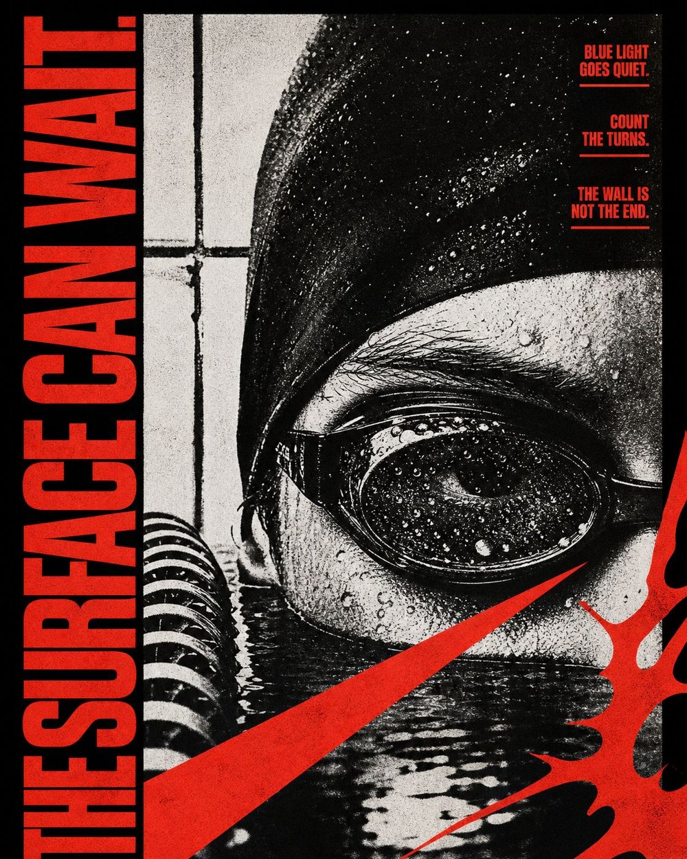 Affiche générée par prompt - Vigo Zhao - nageuse