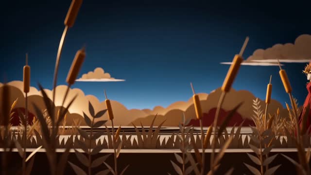 Vidéo Ia Style Paper Art