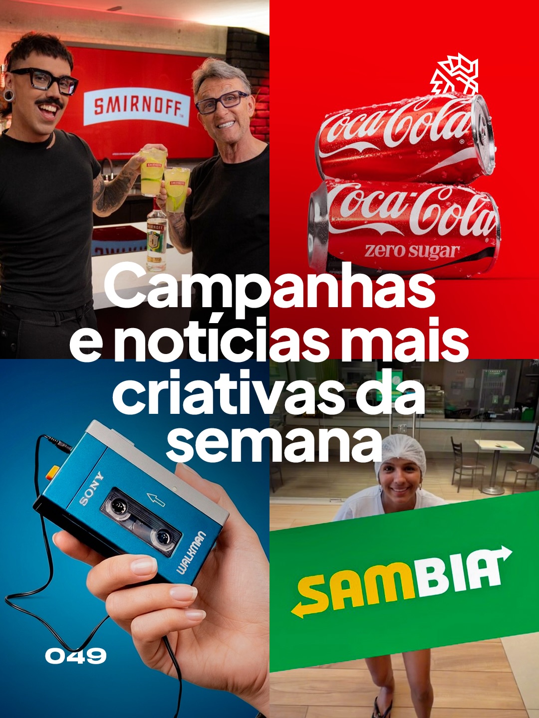 Coca-Cola — refonte identitaire vue par un compte pub brésilien 3